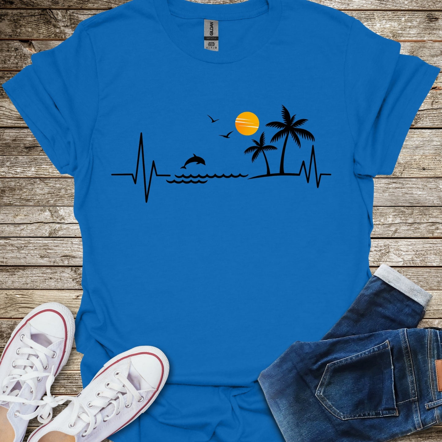 Dolphin Heartbeat T-Shirt