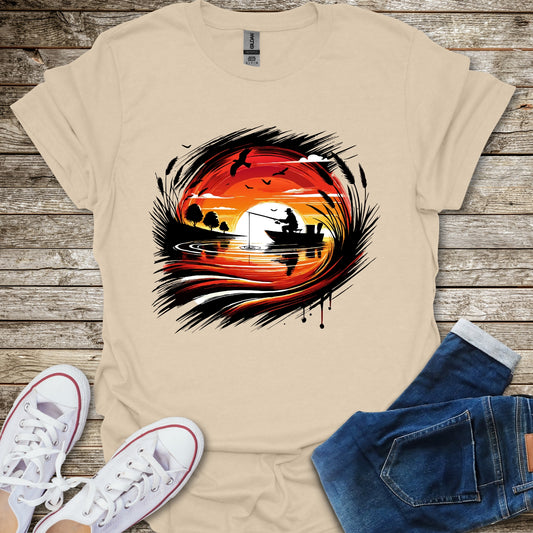 Fishing Sunset T-Shirt