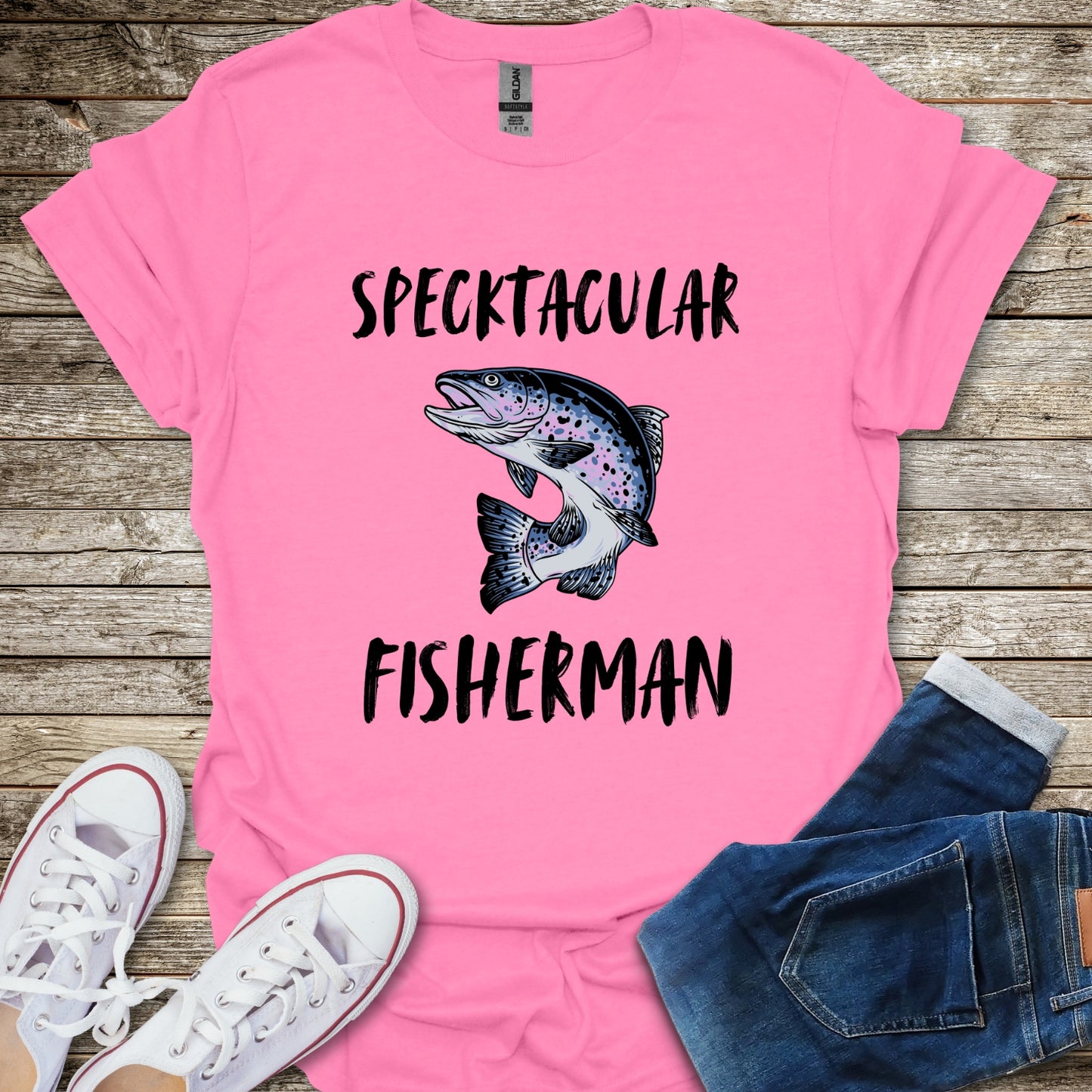 Specktacular Fisherman T-Shirt