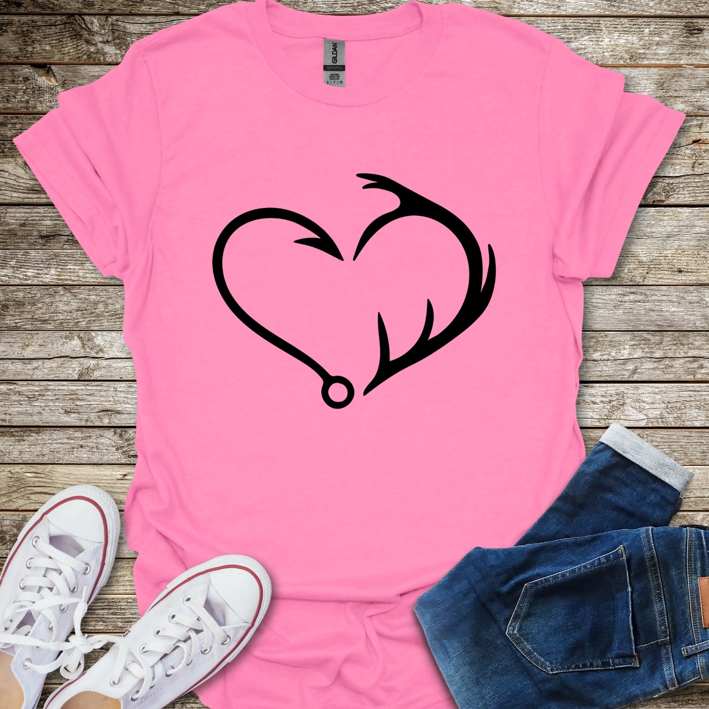 Hook & Antler Heart T-Shirt