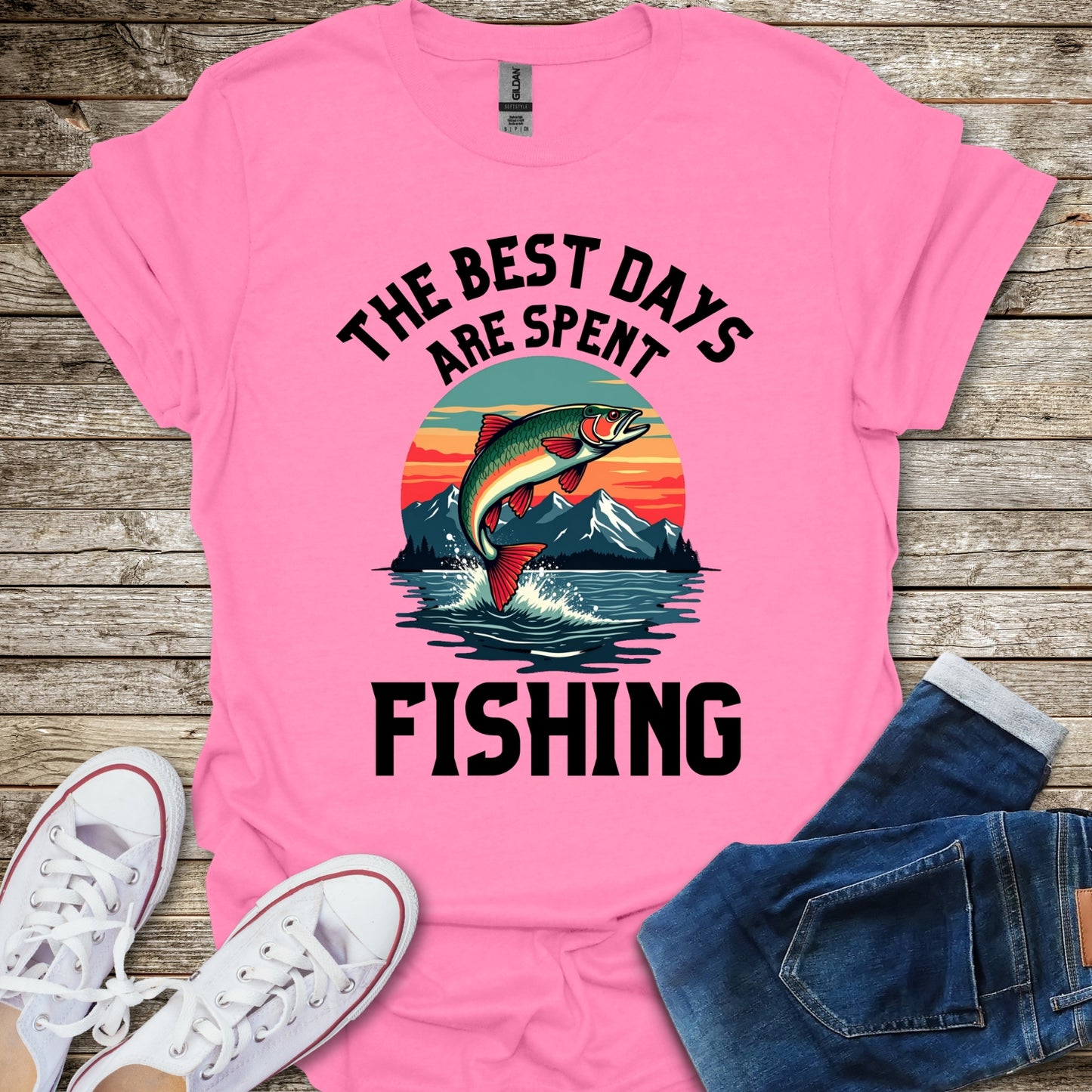 The Best Days Are Spent Fishing T-Shirt