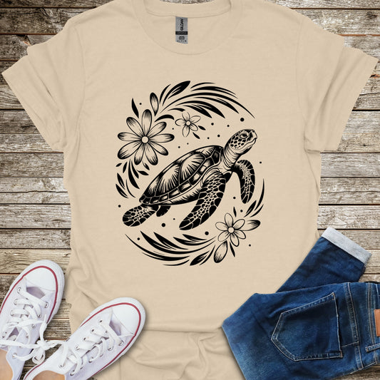 Sea Turtle Bloom T-Shirt
