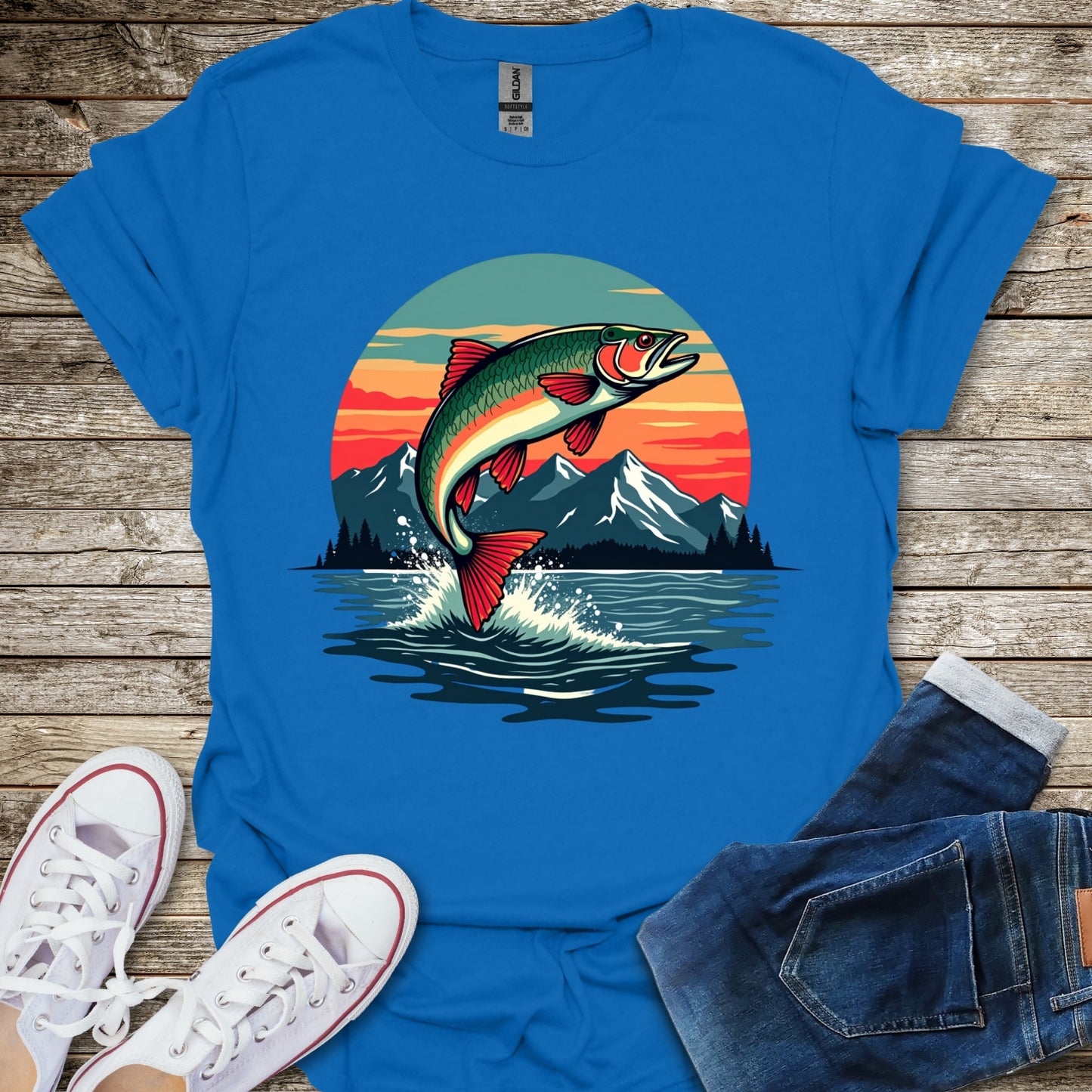 Sunset Fish T-Shirt