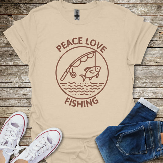Peace Love Fishing T-Shirt