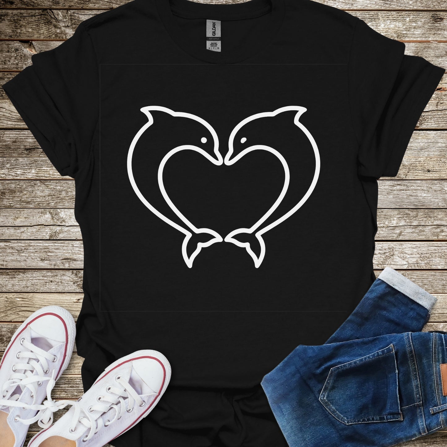 Dolphin Heart T-Shirt