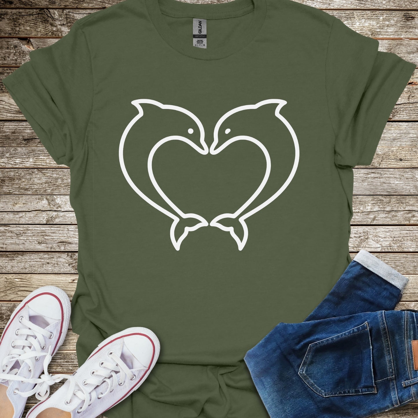 Dolphin Heart T-Shirt
