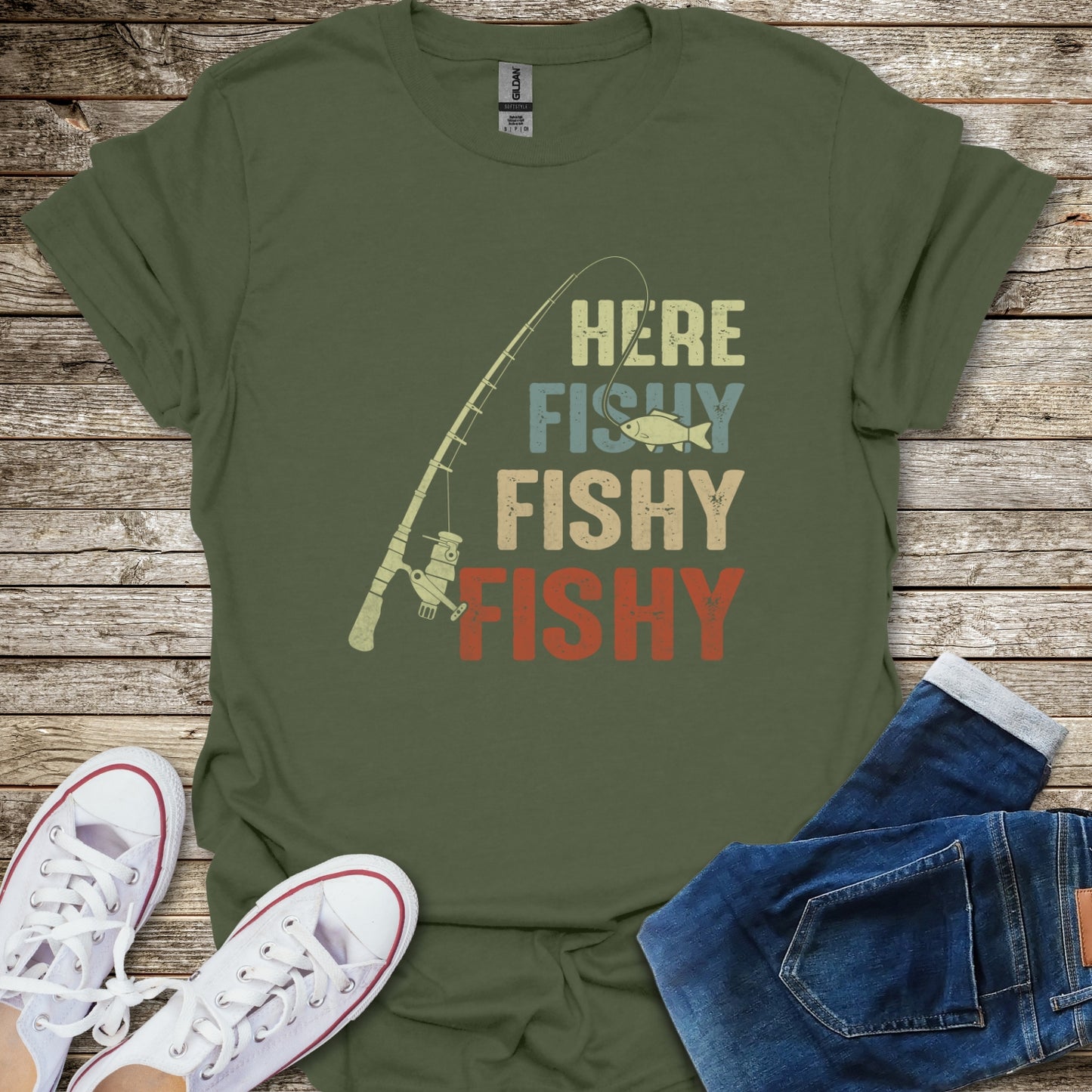 Here Fishy Fishy Fishy T-Shirt