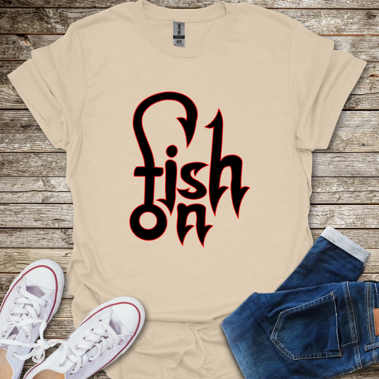 Fish On T-Shirt
