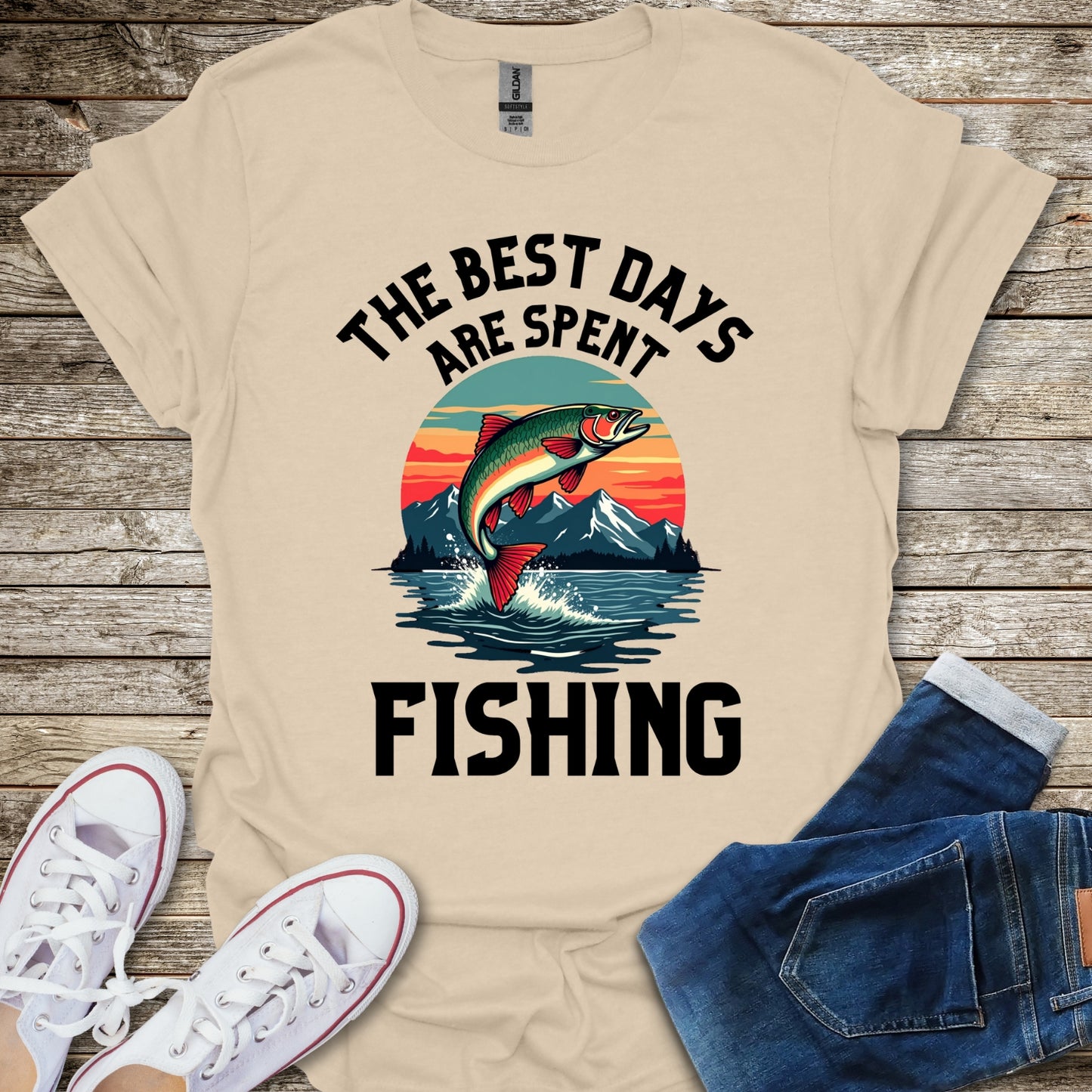 The Best Days Are Spent Fishing T-Shirt