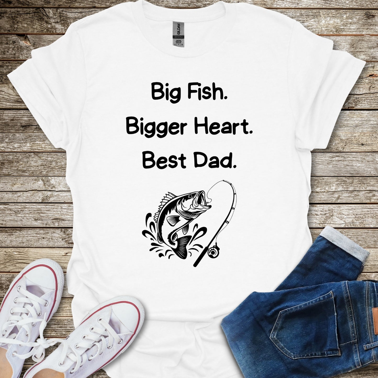 Bigger Heart Best Dad T-Shirt