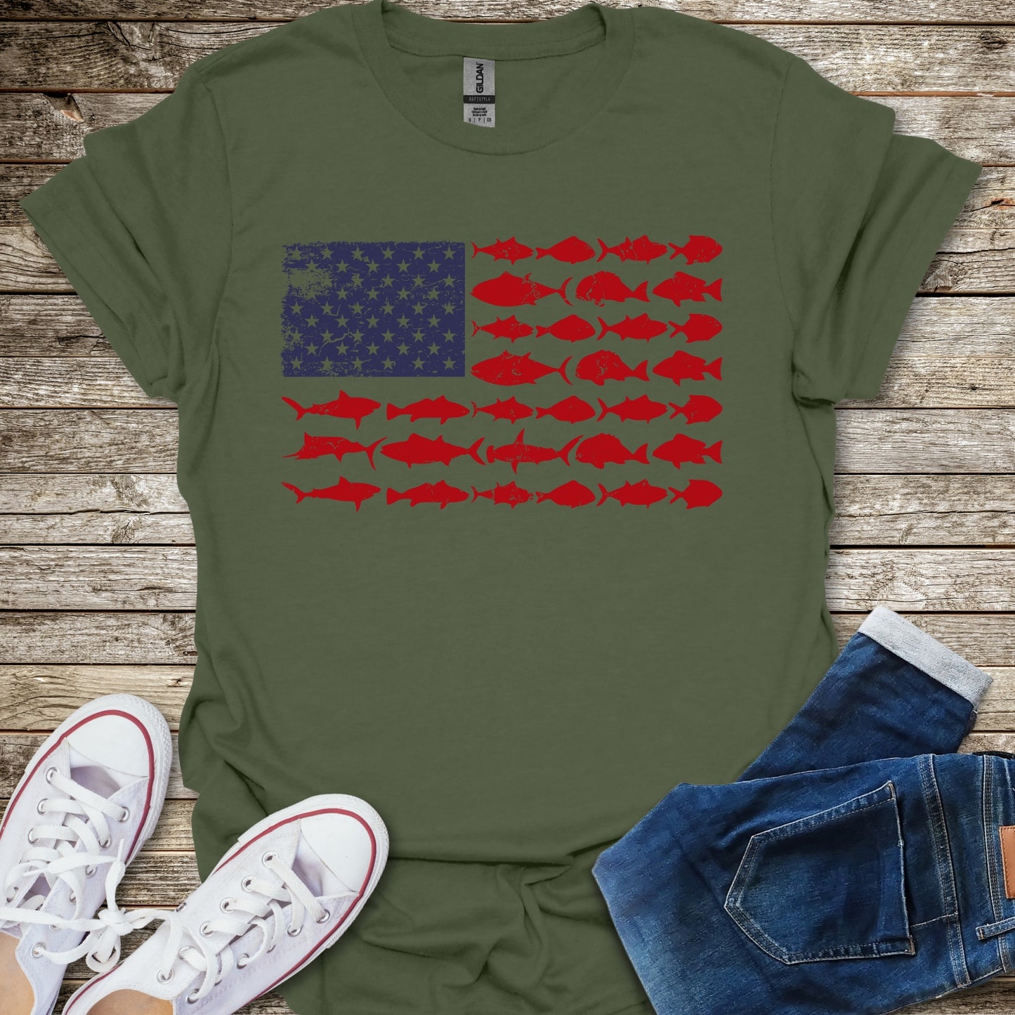 American Fish T-Shirt
